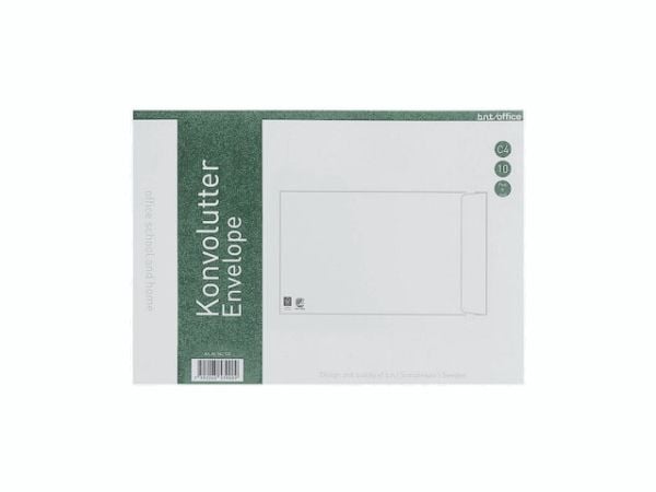 NoName, Kort side åben, hvid Permanent (DP 37), peel&seel pakke a 10 stk, 562100
