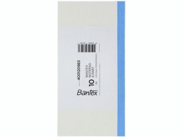 Puhelinlohko 5-osainen Bantex 120x240mm 60g 75bl - (10kpl)