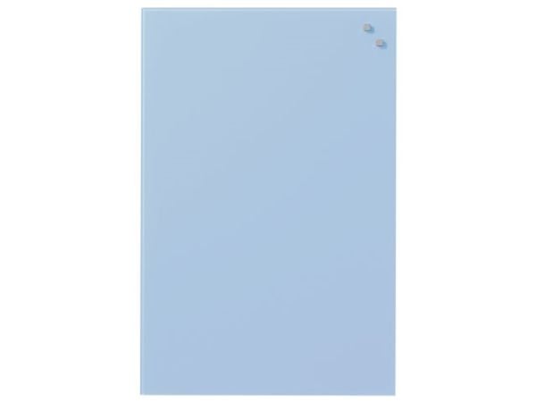 Magnetisk glastavle 40 x 60 cm lyseblå