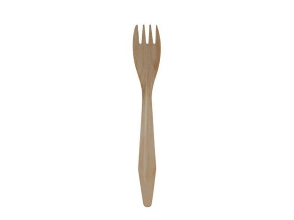 Gaffel 185 mm Lux Björkträ oljat med slät yta, 100 st/ps - (100 st)