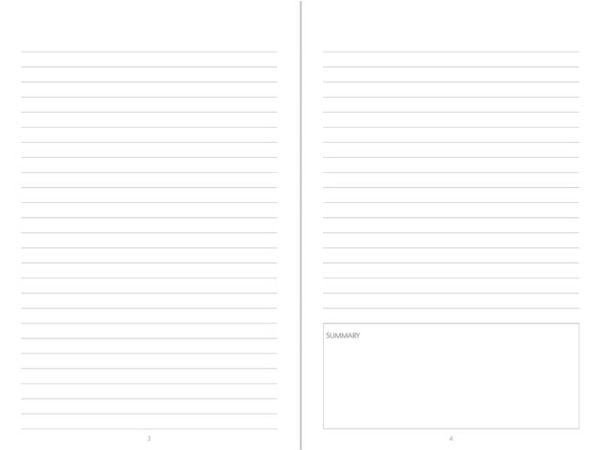 Notesbog, Mayland Journal, sort, 140 x210mm - (5 stk.)