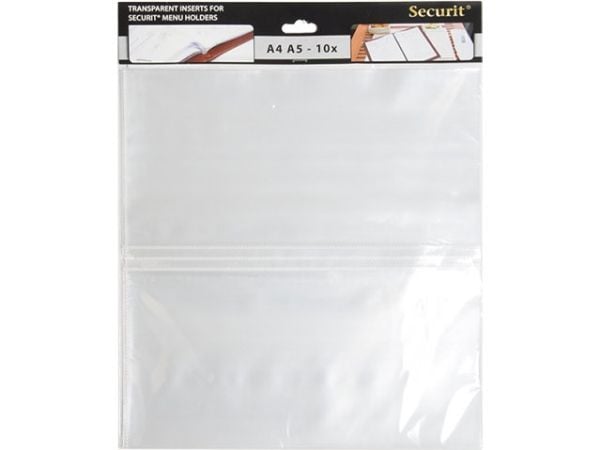 Securit MC-TI45, 210 x 297 mm (A4), Gjennomsiktig, Plastikk, Matt, Portrett, 385 mm