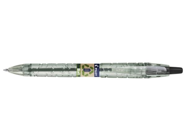 Kuglepen, Pilot Ecoball, BEGREEN, 0,27MM sort - (10 stk.)