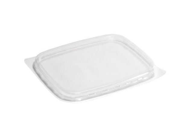 Plastlock rektangulärt 108 x 81 mm PP till salladsskålar, 10-pack x 100 st/fp