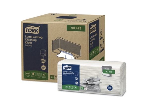 Tork W4 All-in-One torkduk 428x355 mm biobaserad vit, 4-pack x 90 st/krt