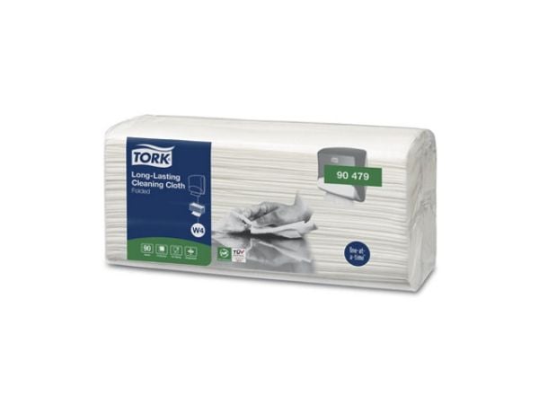 Tork W4 All-in-One torkduk 428x355 mm biobaserad vit, 4-pack x 90 st/krt