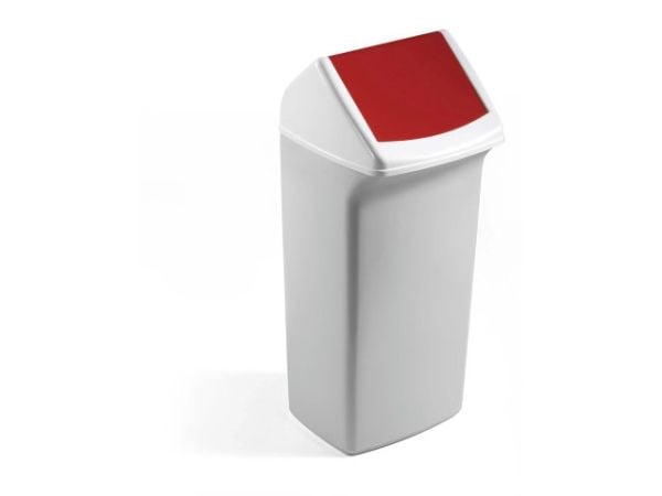 Svinglåg Durable Durabin Square 40L rød