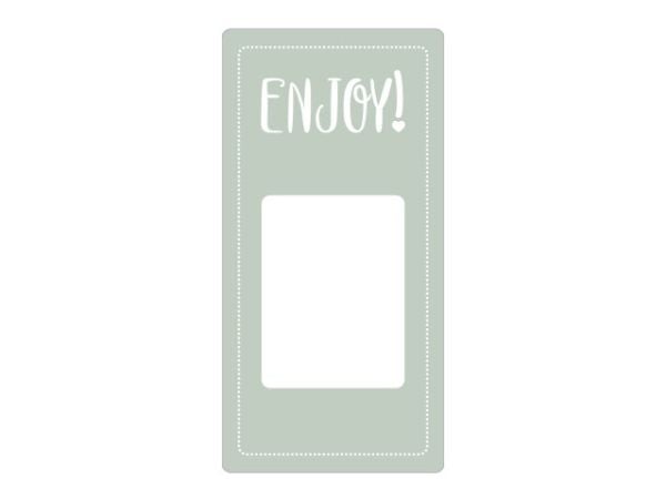 MetoClosure forseglingsetiketter Enjoy!, 50×100 mm