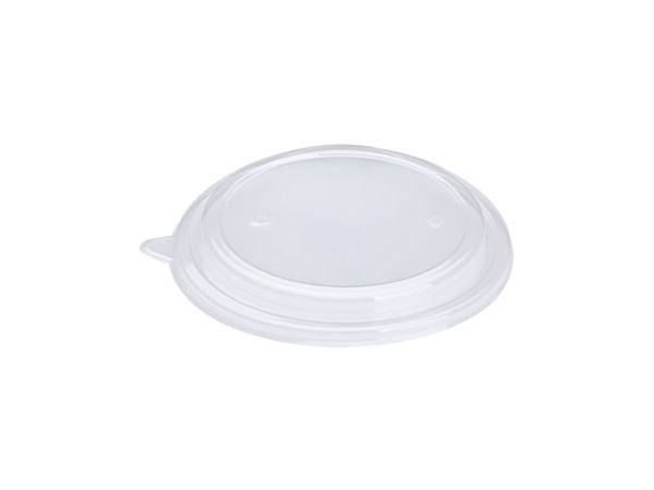Låg t/salatbowl, Rund, Ø 185, højde 10 A-PET, transparent, 26 - 38 oz pakke a 50 stk Fødevaregodkend