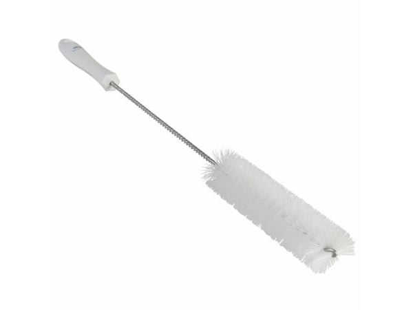 Putkenpuhdistuslaite, Vikan, 50 cm, Ø4 cm, valkoinen, polyesteri/PP/ruostumaton teräs, jäykkä