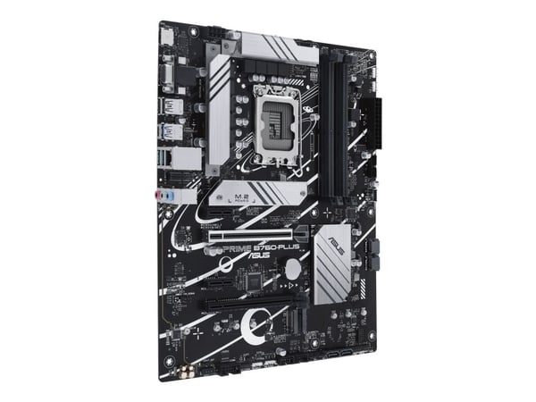 ASUS PRIME B760-PLUS - Hovedkort - ATX - LGA1700-sokkel - B760 Chipset - USB-C 3.2 Gen 2x2, USB-C 3.2 Gen 1, USB 3.2 Gen 2, USB 3.2 Gen 1, USB4 - 2...