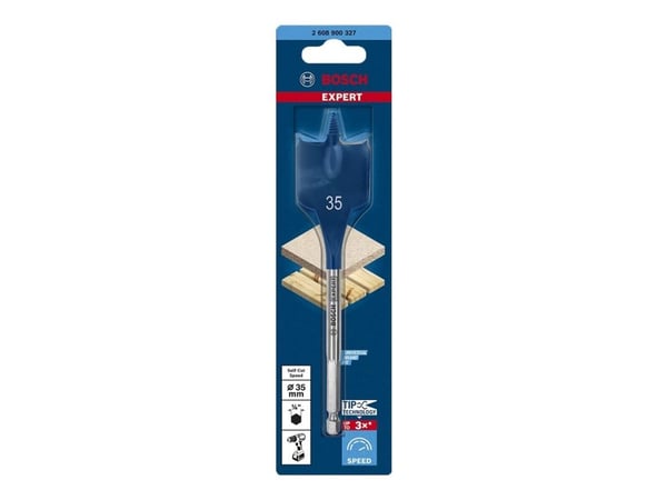 Bosch Expert SelfCut Speed - Bor - for kartong, bløtt tre, sponplater - spadedel - 35 mm - heksagonal - lengde: 152 mm