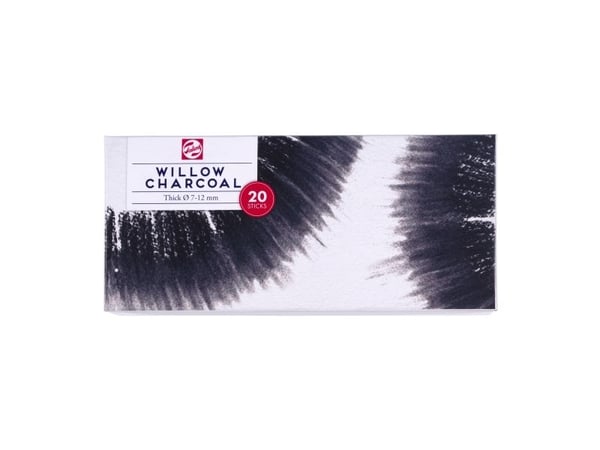 Talens Thick Charcoal, 20 pinner