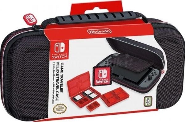 Nintendo Game Traveler Deluxe Travel Case - Taske til spilkonsol - sort - for Nintendo Switch