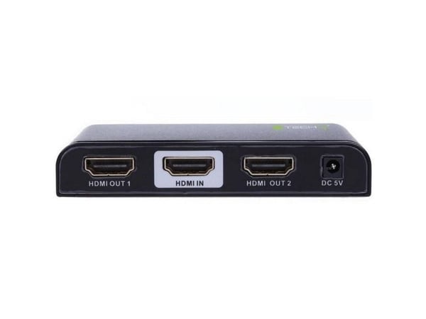 Techly IDATA HDMI2-4K2, HDMI, 2x HDMI, Sort, 600 MHz, 2160p, CE, FCC, RoHS