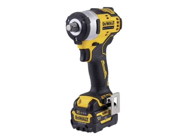 DEWALT 1/2" 12V slagnyckel 340Nm 1x5.0Ah + gummistövel DCF901P1G