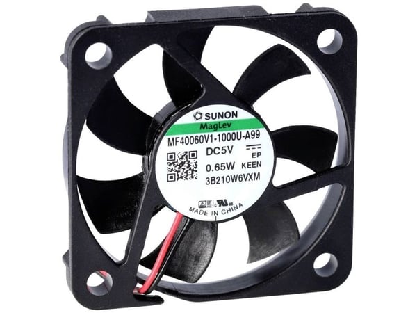 Sunon MF40060V2-1000U-A99 aksialvifte 5 V/DC 9,34 m³/h (L x B x H) 6 x 40 x 40 mm