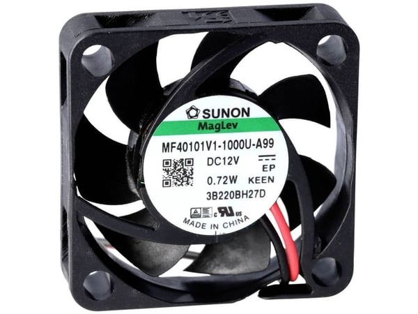 Sunon MF40101V2-1000U-G99 Axialfläkt 12 V/DC 11,89 m³/h (L x B x H) 10 x 40 x 40 mm
