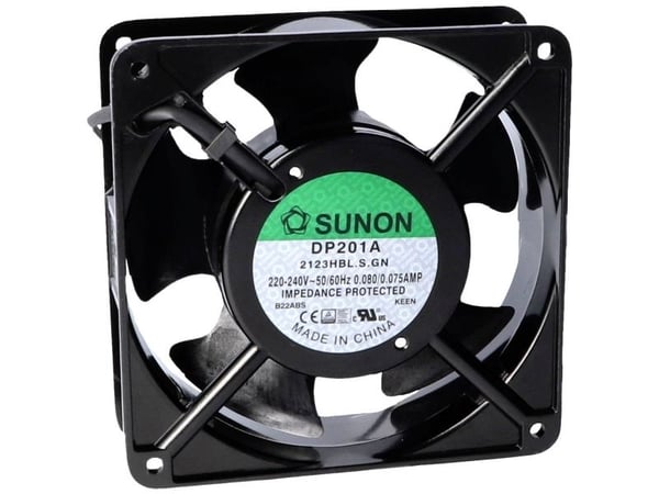 Sunon DP201A-2123HBL.S.GN axialfläkt 230 V/AC 144.38 m³/h 38 x 120 x 120 mm