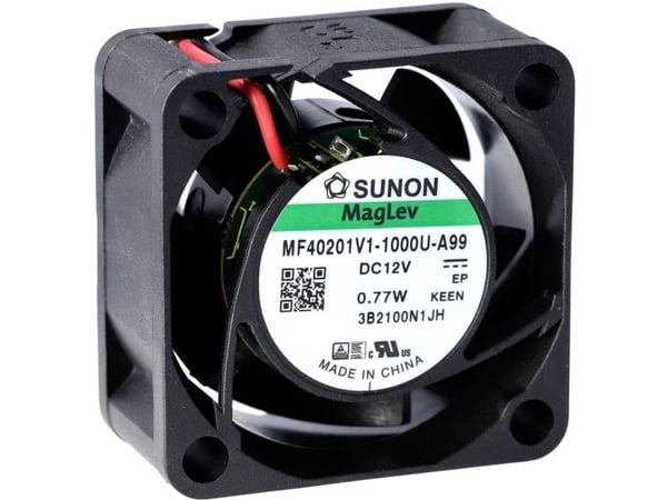 Sunon MF40202VX-1000U-A99 axialfläkt 24 V/DC 18,34 m³/h (L x B x H) 20 x 40 x 40 mm