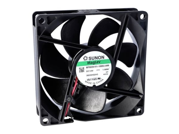 Sunon aksialvifte EE92251S3-1000U-999 12 V/DC 67.09 m³/h 25 x 92 x 92 mm