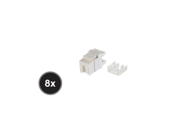 SHVP BS08-100358 - Keystone Cat.6 suojaamaton 8 kpl (BS08-10035-8)