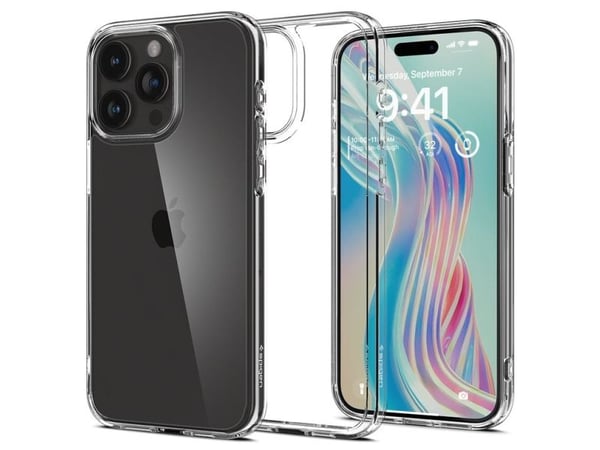 Spigen ACS06446, Suojus, Apple, iPhone 15 Pro Max, 17 cm (6.69"), Läpinäkyvä