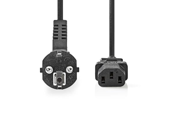 Nedis CEGL10000BK50, 5 m, CEE7/7, C13-liitin, 250 V