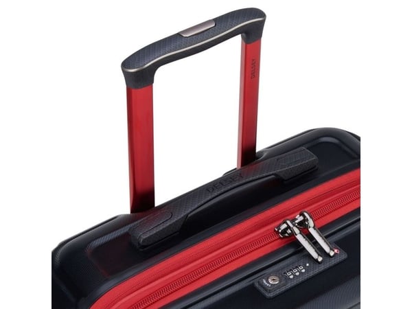 DELSEY Matkalaukku SHADOW 5.0 66cm 4 DOUBLE WHEELS EXTENSIBLE BAG Musta