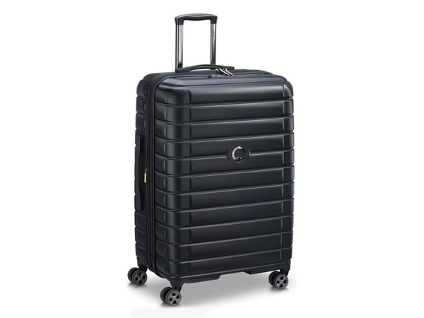 Delsey Shadow 5.0 utvidbar kuffert 75 cm svart