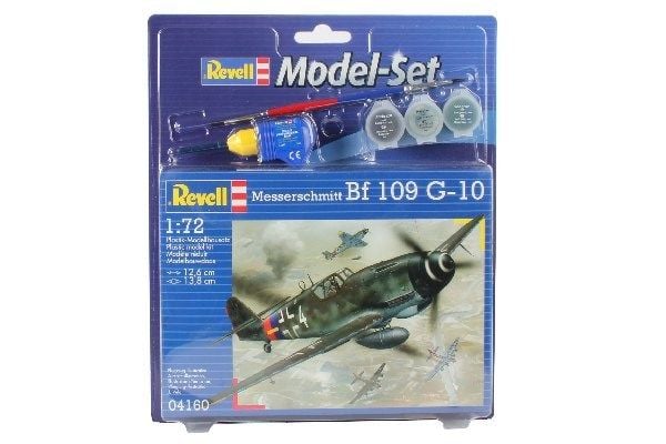 Revell Messerschmitt Bf-109, Luftfarkostmodell med fast vinge, Monteringssats, 1:72, Messerschmitt Bf 109, Plast, Second World War