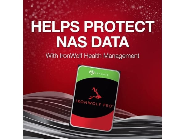 Seagate IronWolf Pro ST16000NT001 - Hårddisk - 16 TB - inbyggd - 3.5" - SATA 6Gb/s - 7200 rpm - buffert: 256 MB - med 3 års Seagate Rescue Data Rec...