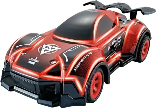 Steam Light Racing Car Remote control 2WD Car - 1:16 scale - Red