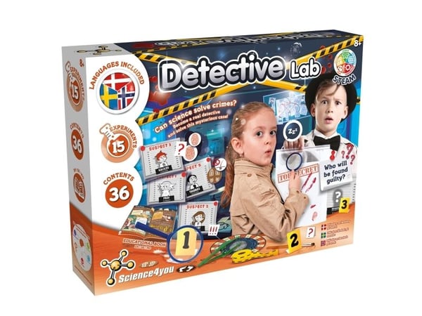 Science4you Detective Lab svensk/dansk/norsk