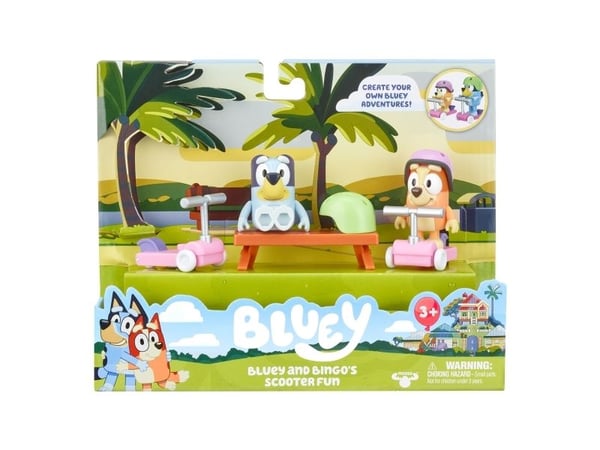 Bluey Bluey and Bingo skate run Bluey Bluey and Bingo skate run