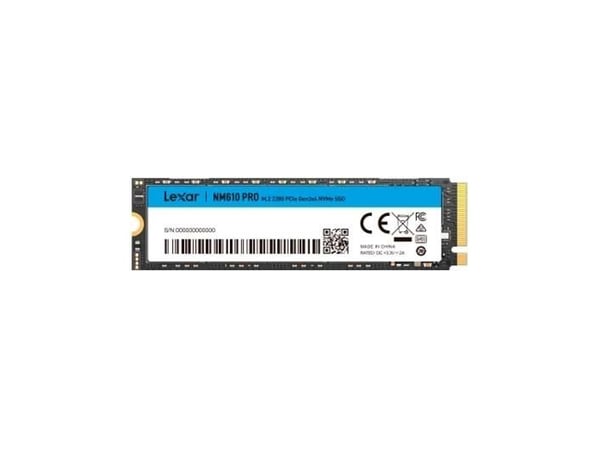 Lexar NM610 Pro - SSD - 500 GB - intern - M.2 2280 - PCIe 3.0 x4 (NVMe)
