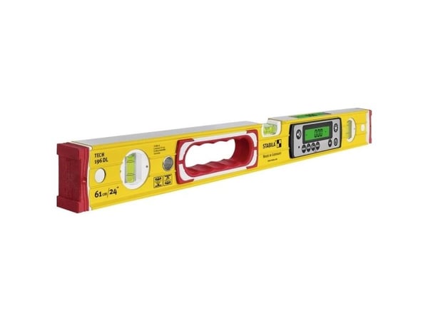 Stabila TECH 196 DL 19829 Digital farpas #####med slipstopper, #####inkl. Pose 61 cm 0,5 mm/m