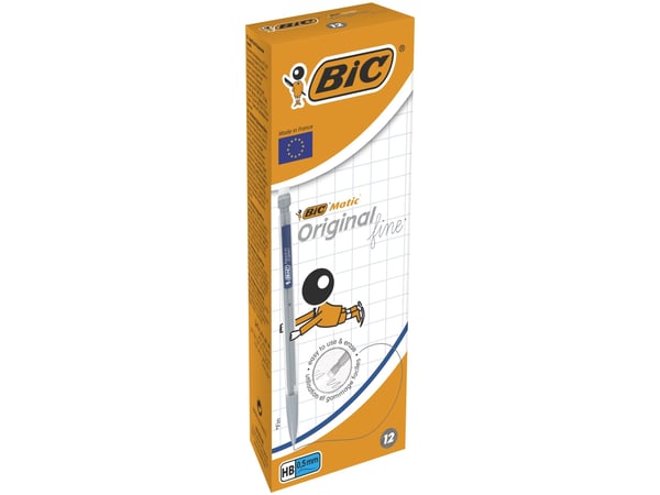 Lyijykynä bic matic 0,5mm laatikko 12 kpl