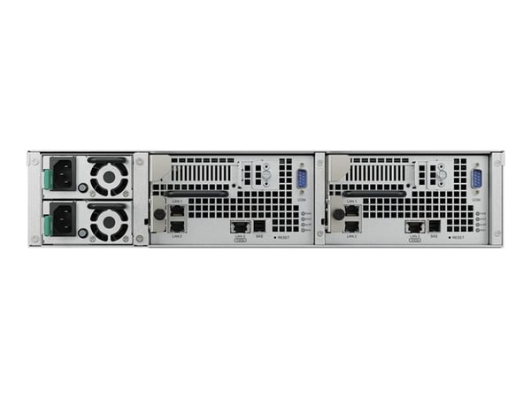 Synology UC3400 - NAS-server - 12 fack - kan monteras i rack - RAID 0, 1, 5, 6, 10, JBOD, RAID F1, 5 hot spare, 6-reservsnabbyte, 10 hot spare, 1 h...