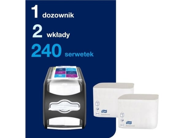 Tork Xpressnap Fit startpakke – serviettdispenser til benkeplate + 2 serviettinnsatser Tork Xpressnap Fit startpakke – serviettdispenser til benkeplate + 2 serviettinnsatser