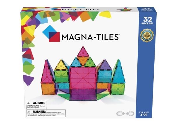 Magna-Tiles Clear Colours 32 pcs - (90208)