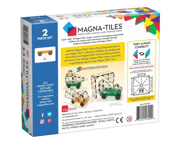 Magna-Tiles Cars 2 pcs expansion set