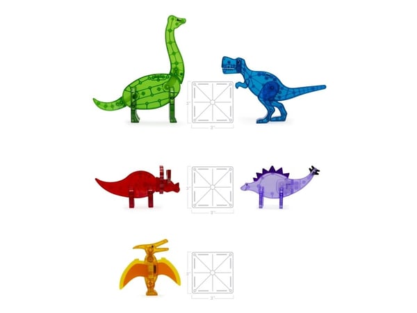 Magna-Tiles Dinos 5 pcs set