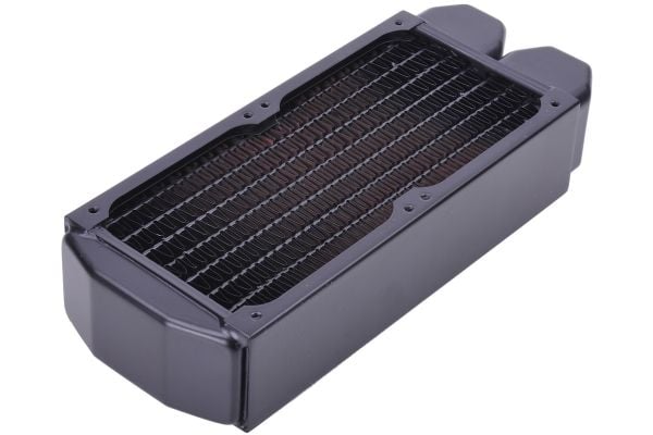 Alphacool NexXxoS XT45, Radiatorblokk, Messing, Kobber (Cu), Stål, Svart, 1/4", 1,5 stang, 8 cm
