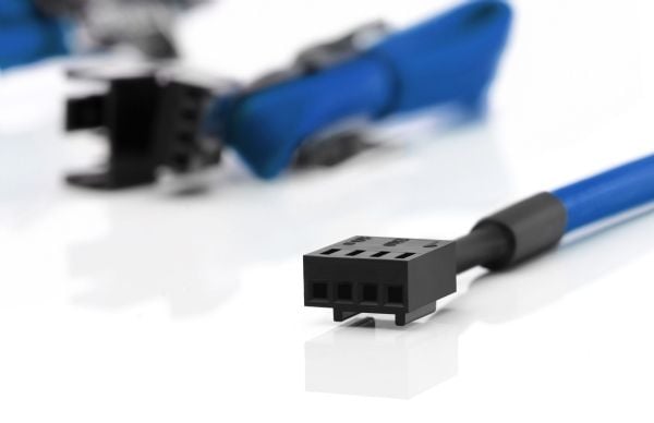 Noctua NA-SEC1 CHROMAX.BLUE, Kabelforlengelse, Blå, 4-pin, Hunkjønn, Hunkjønn, 300 mm
