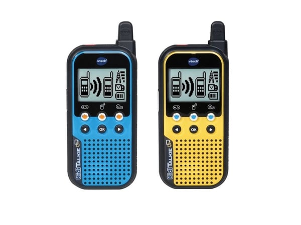 VTech 518564, Walkie talkie for barn, 4 år, 270 g, Blå, Gult
