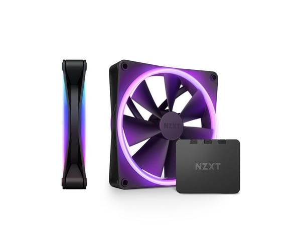 NZXT F140 RGB DUO svart (2-pack) | 140mm höljesfläkt