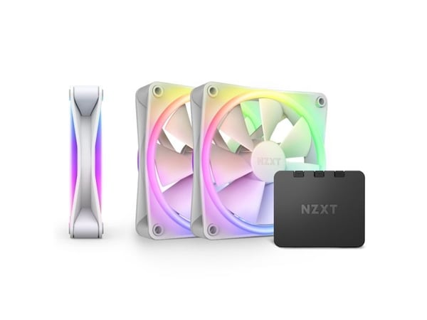 NZXT F Series F120 RGB DUO Triple Pack - Kabinettvifte - 120 mm - hvit