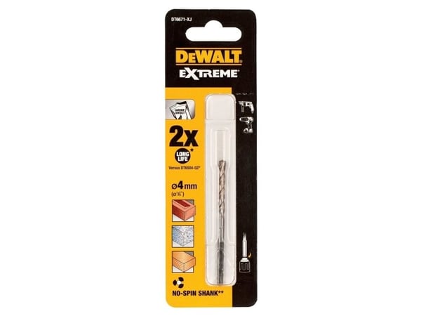 Betoniporanterä Dewalt DEWALT PORANTERÄ SEINÄTYÖSSÄ 4x 75mm DT6671-XJ DT6671-XJ