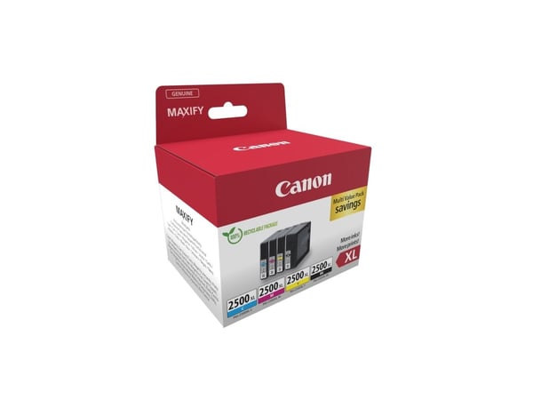Canon PGI-2500XL BK/C/M/Y Multipack - 4 pakker - XL - svart, gul, cyan, magenta - original - blekktank